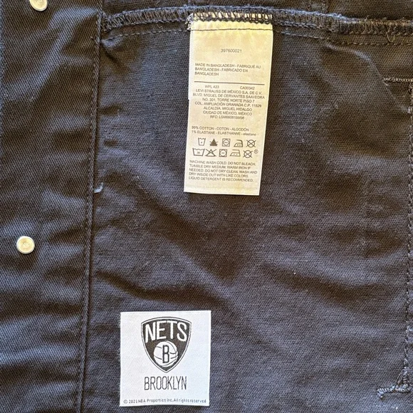 Wren + Glory X NBALAB Black Denim Jacket
